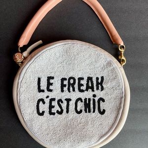 Clare V. Round Beaded ‘Le Freak C’Est Chic’ Purse/Clutch.